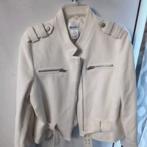 Women's wool waist-length jacket